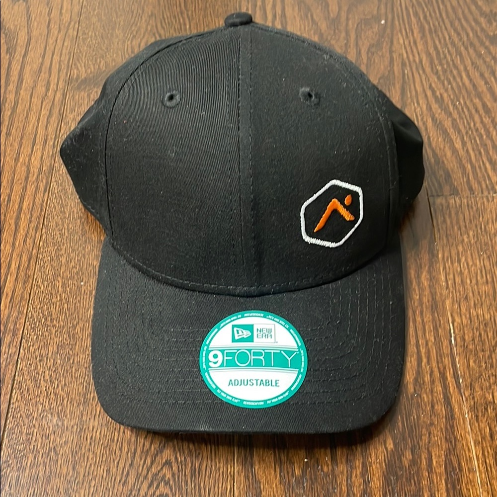 New Era Black and Orange Snapback Hat